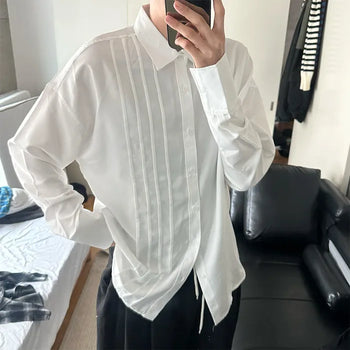 Pleated cuff shirt