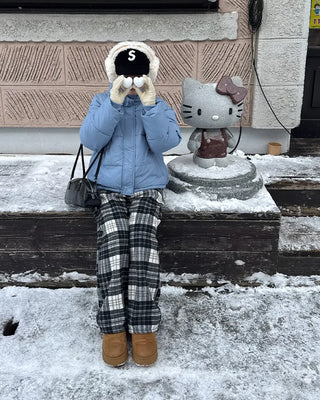 Sheepskin earmuffs