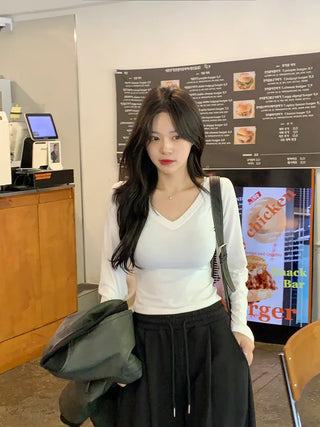 [3 colors] Pleated wide training pants