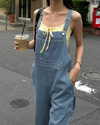 Striped suspenders