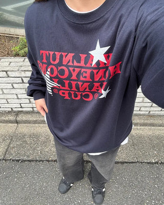 (Unisex) Star Lettering Sweatshirt
