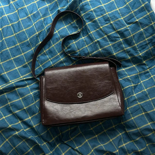 Silver Button Big Crossbody Bag