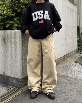 (Unisex) USA Embroidered Sweatshirt