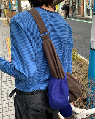 Casual cotton crossbody bag