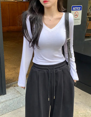 [3 colors] Pleated wide training pants