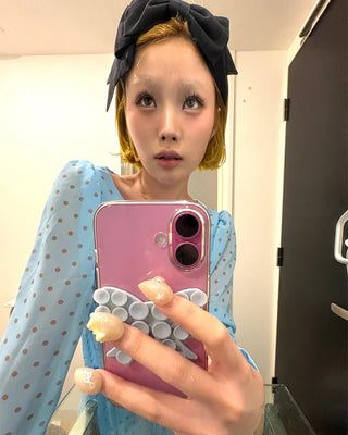 Bateau neckline polka dot yoke gathered chiffon dress