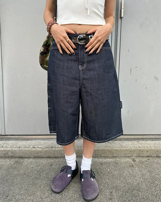 Bermuda denim pants