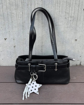 Belt Point Square Shoulder Bag