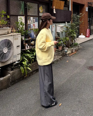 (Unisex) Simple Round Knit