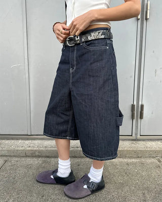 Bermuda denim pants