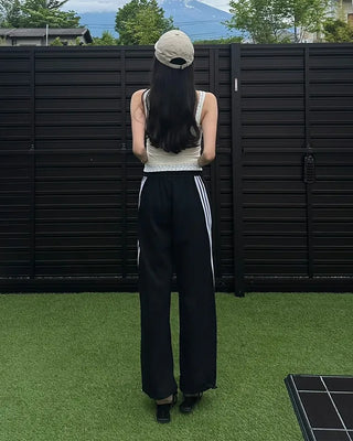 Wide T-Fed String Rack Pants