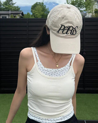 Flower Lace Layered Sleeveless