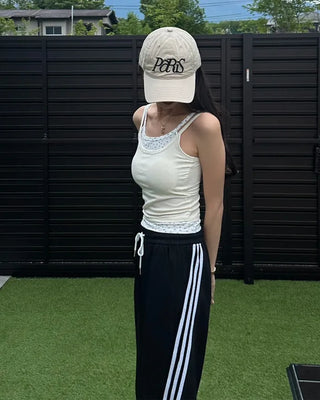 Wide T-Fed String Rack Pants