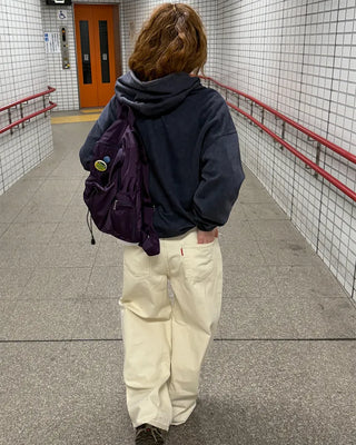 Wide cotton pants