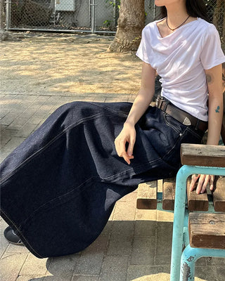 Shirred Off-Shoulder T-Shirt