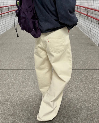 Wide cotton pants