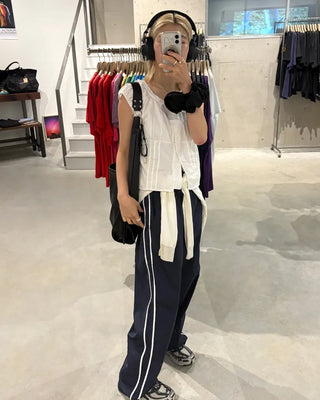 Spring Nylon Bicolor Pants