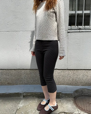 Polka Dot Capri Pants