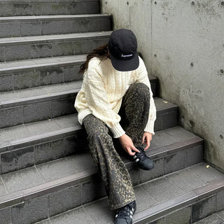 Loose-fit twisted knit