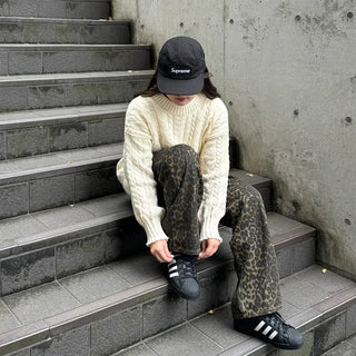 Loose-fit twisted knit