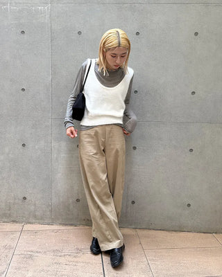 Soft angora knit vest