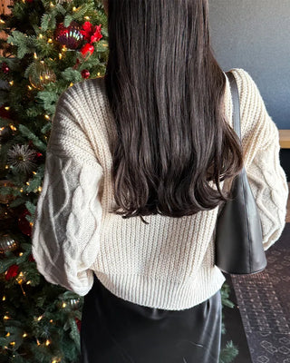 Diamond Pressure Round Cardigan