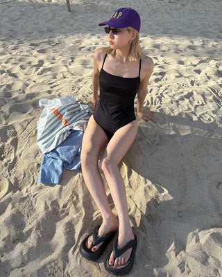 Back-lace swimwear