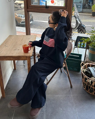 (Unisex) Vintage American Knit Sweater