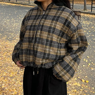 Reversible Stitch Check Jumper