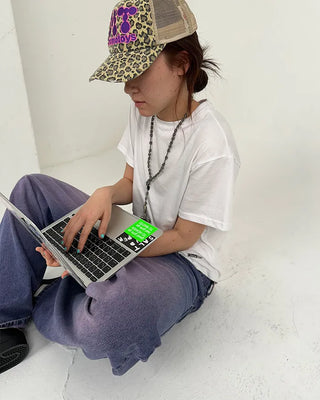 (ORIGINAL) Block Logo Basic Half T-Shirt