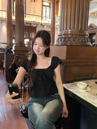 Ribbon Butterfly Blouse