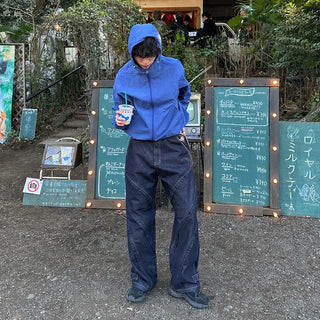 (Unisex) 2-way String Mountain Parka