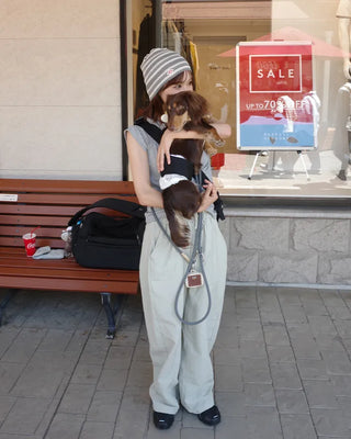 Nylon pants with string waist