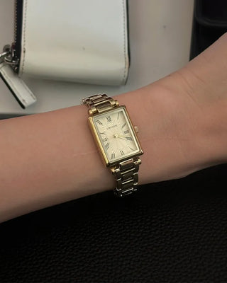 Gold Square Handwatch
