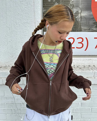 (ORIGINAL) Oversized Double Zip Hoodie (Fleece Lined)