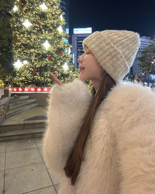 Faux fur jacket
