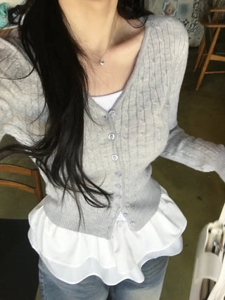 -3kg Slim Twist Cardigan (12 colors)