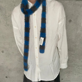 Fluffy Border Scarf