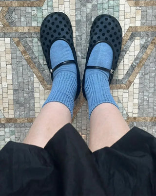 Rochelle Dot See-Through Flat Shoes