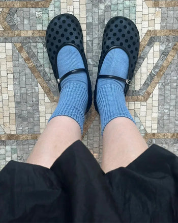 Rochelle Dot See-Through Flat Shoes