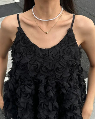 Pearl Heart Layered Necklace