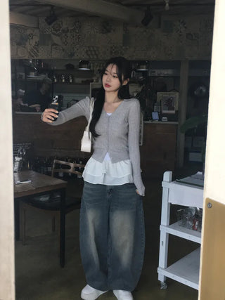 Ribbon shoulder bag