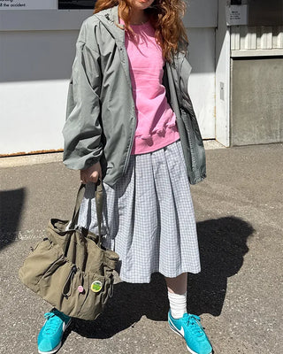 Hooded windbreaker