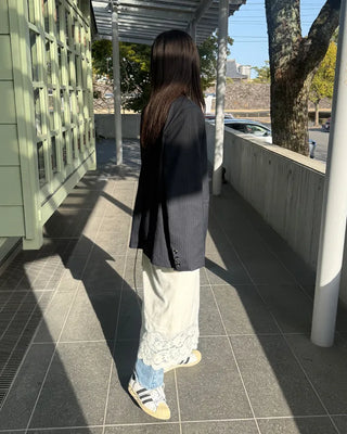 Pinstripe Welt Pocket Jacket