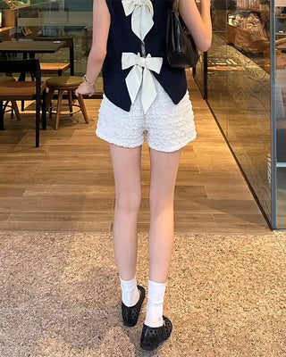 Shirred shorts