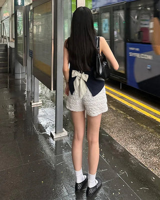 Shirred shorts
