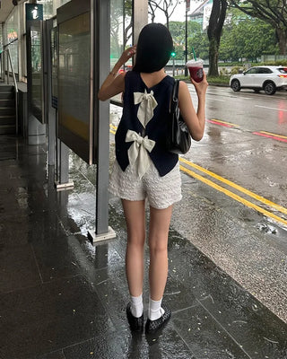 Shirred shorts