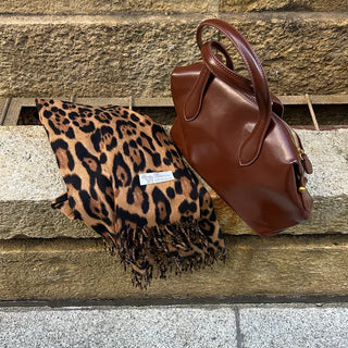 Leopard print scarf