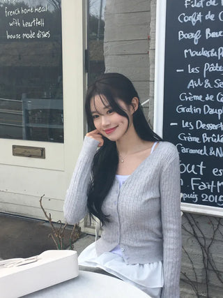 -3kg Slim Twist Cardigan (12 colors)