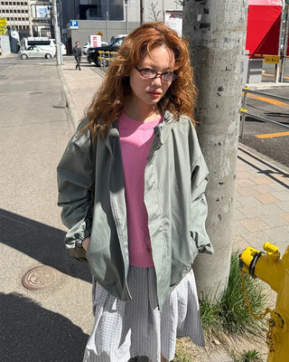 Hooded windbreaker